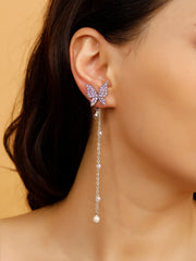 Ripley Silver Butterfly Earrings