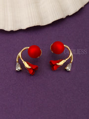 Tulip stud earrings