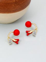 Tulip stud earrings