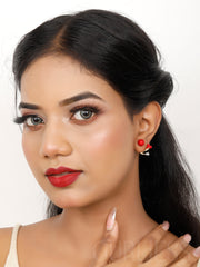 Tulip stud earrings