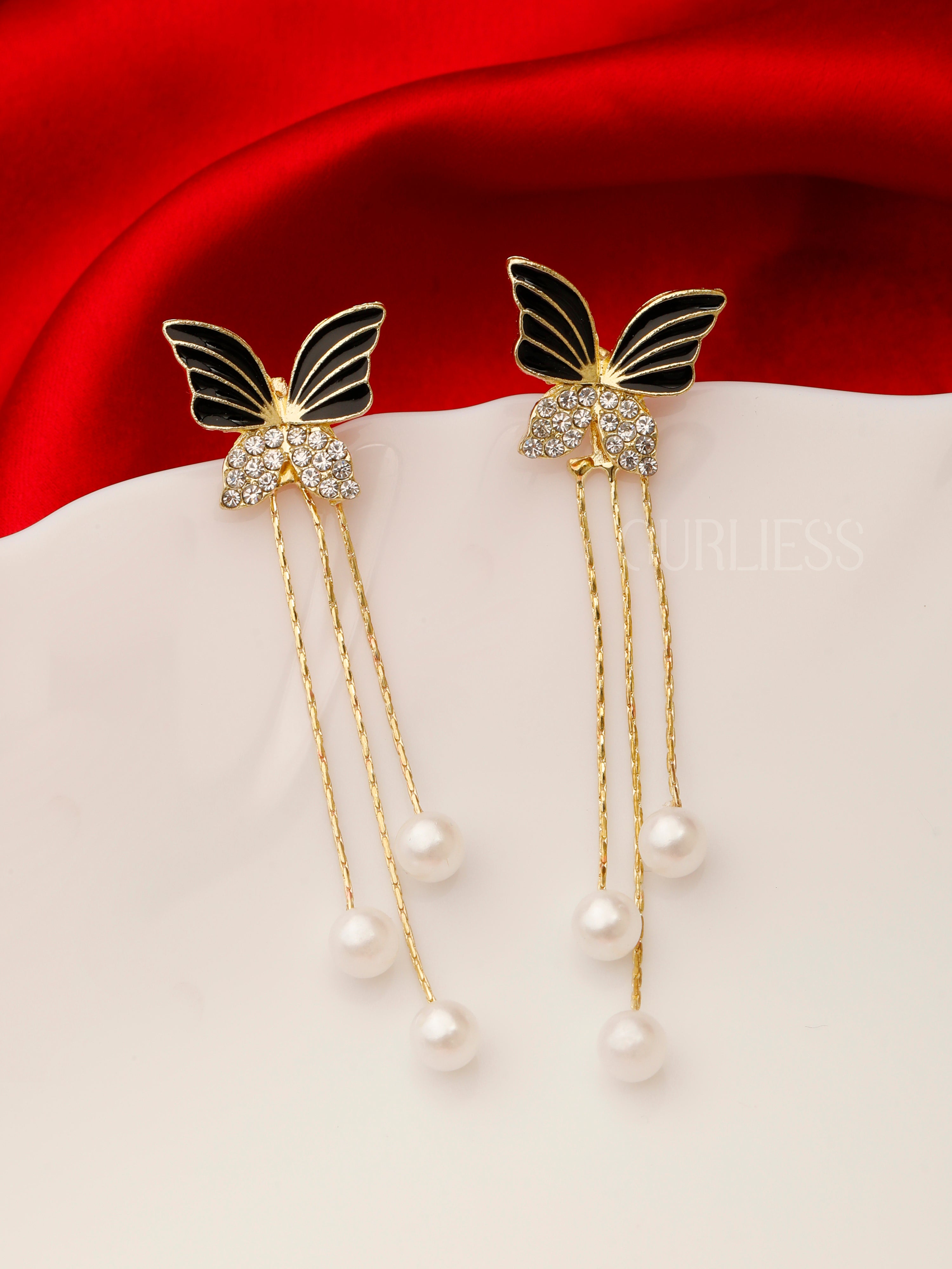 Dark Butterfly Tale Earrings