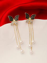 Dark Butterfly Tale Earrings