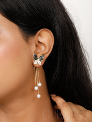 Dark Butterfly Tale Earrings