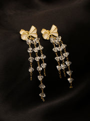 Rose Knot Dangler Earrings