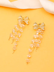 Rose Knot Dangler Earrings