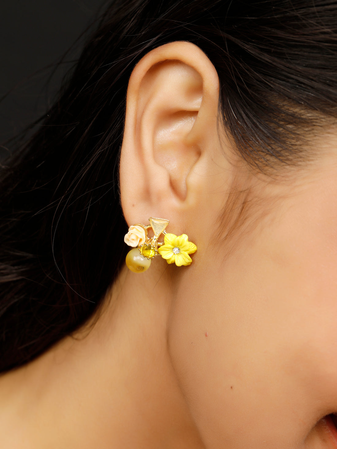 Rosetta Stone Yellow Earrings