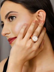 Watch Ring Rose Gold