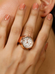 Watch Ring Rose Gold