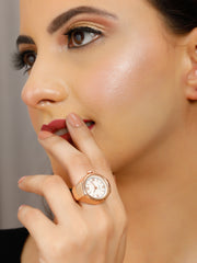 Watch Ring Rose Gold