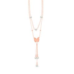 Multi Layered Choker Rose Gold Necklace