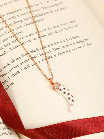 Dagger Rose Gold Necklace