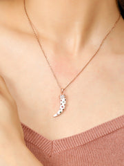 Dagger Rose Gold Necklace