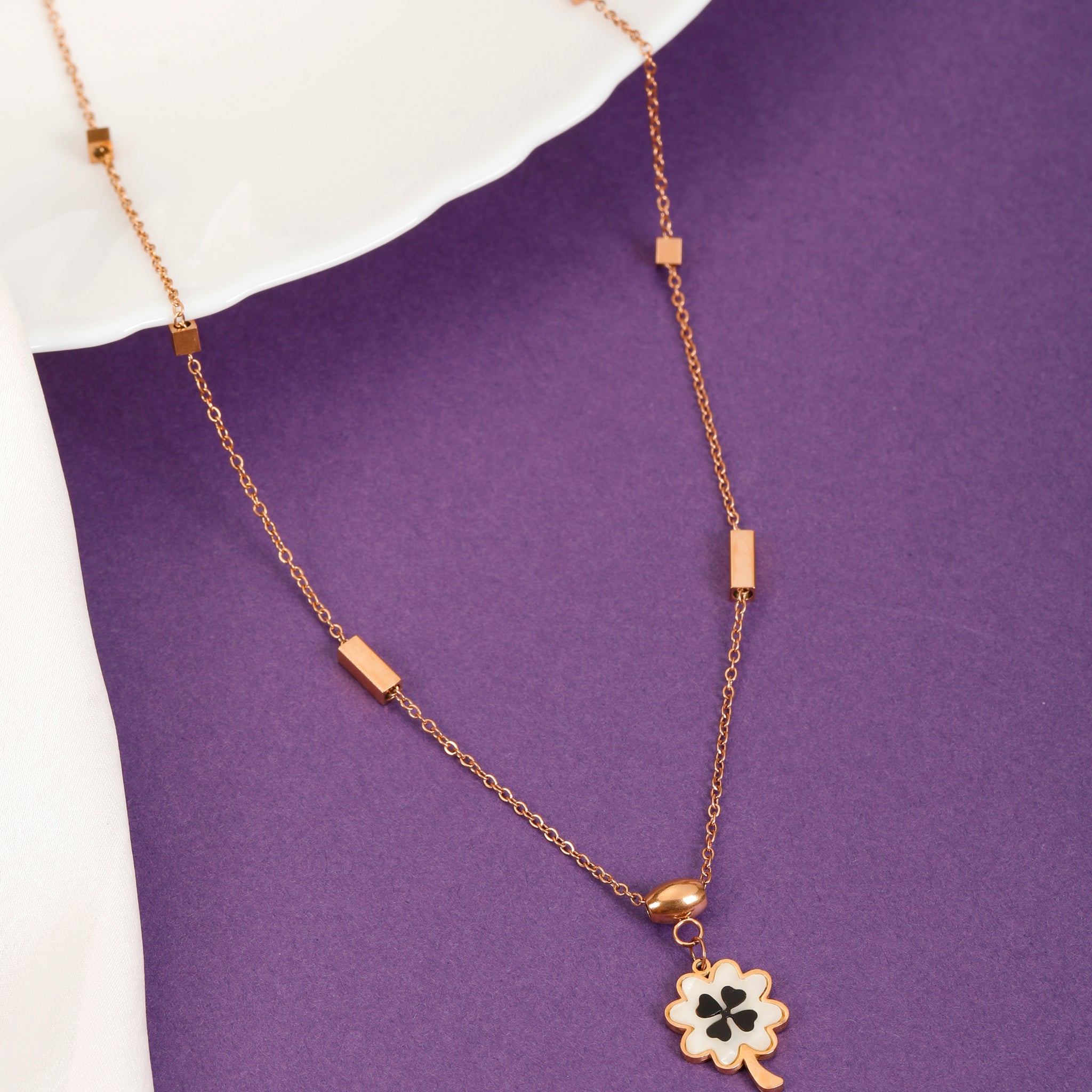 Blossom Rose Gold Necklace