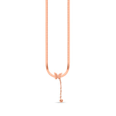 Snake Chain & Butterfly Necklace