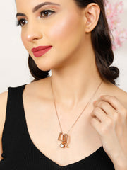Genelia Double Love Necklace