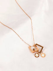 Genelia Double Love Necklace