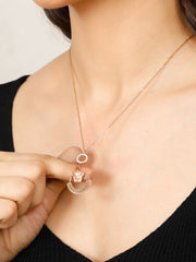 Maria Rose Gold Necklace
