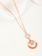 Maria Rose Gold Necklace