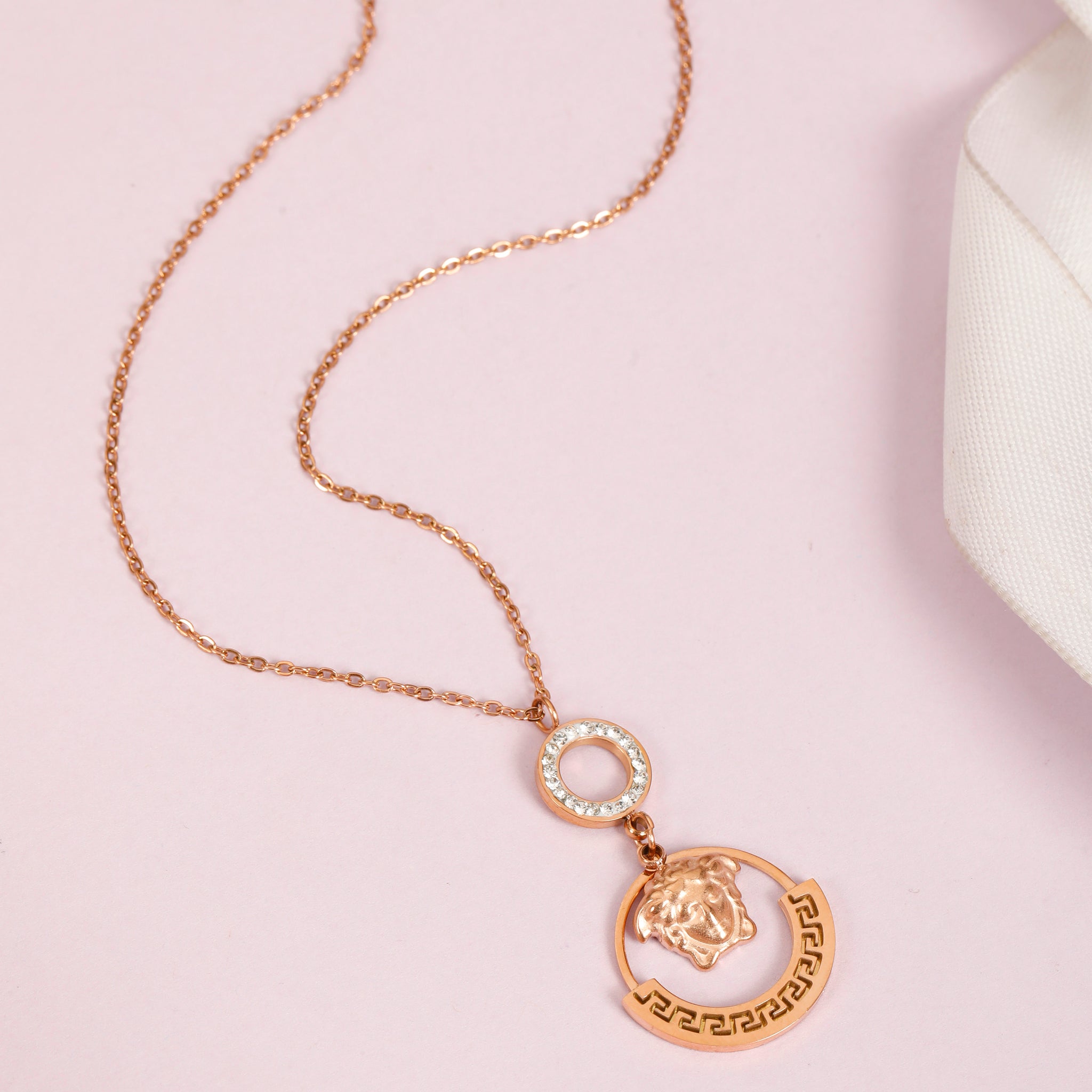 Maria Rose Gold Necklace