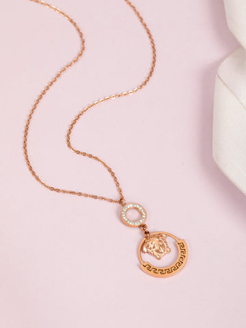 Maria Rose Gold Necklace