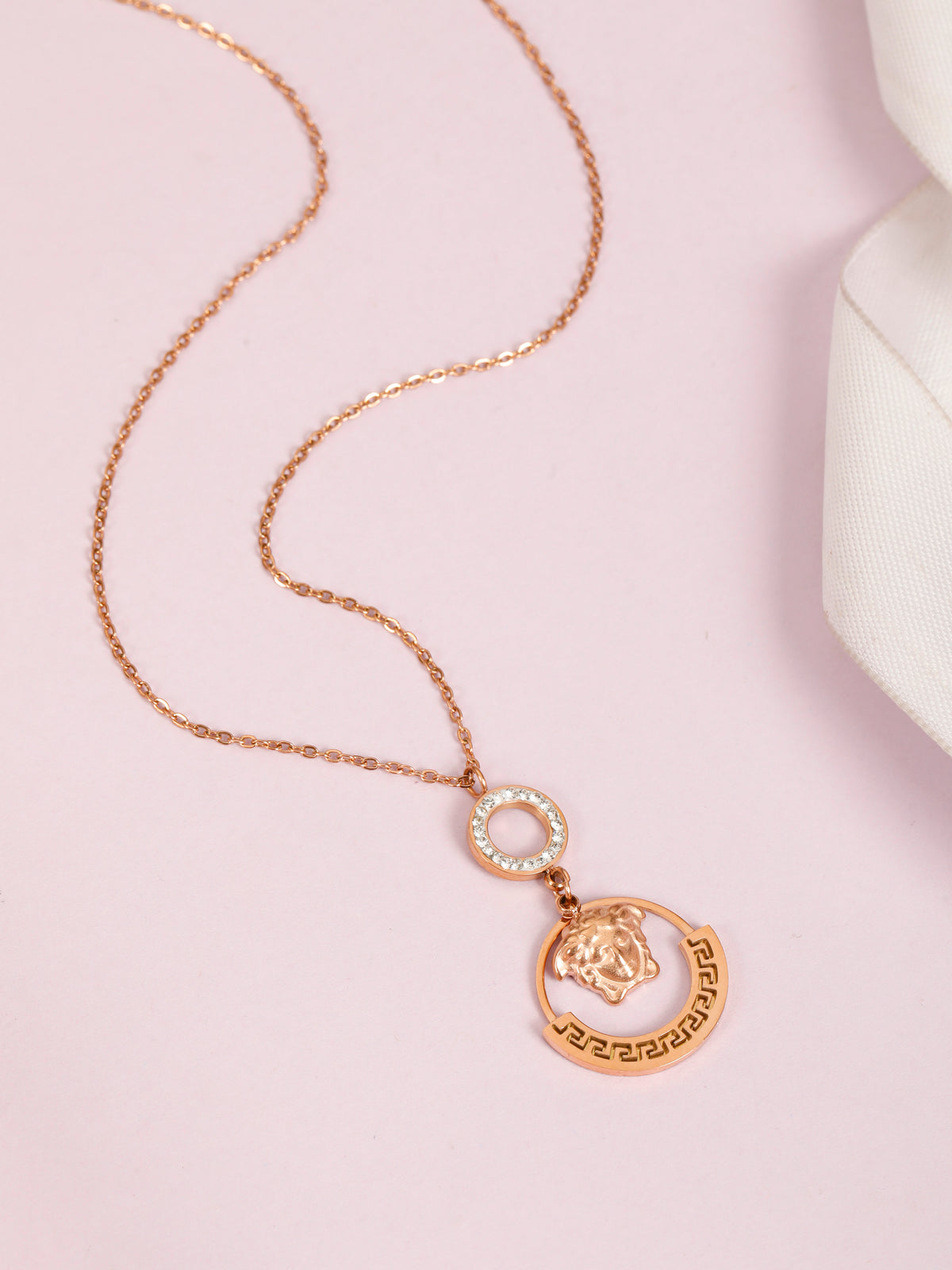 Maria Rose Gold Necklace