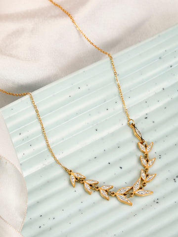 Gazing Gold Necklace