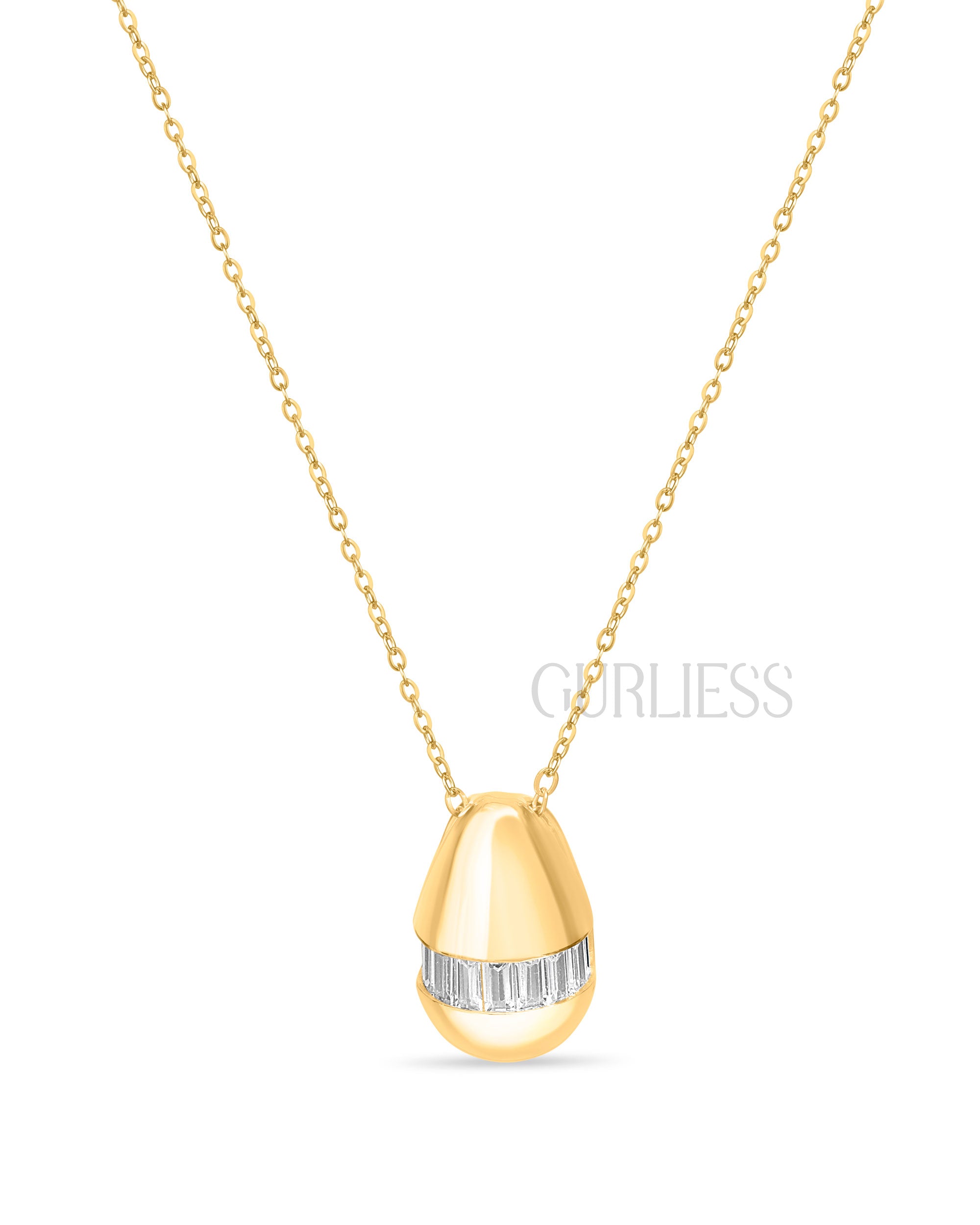 Golden Curve Pendants