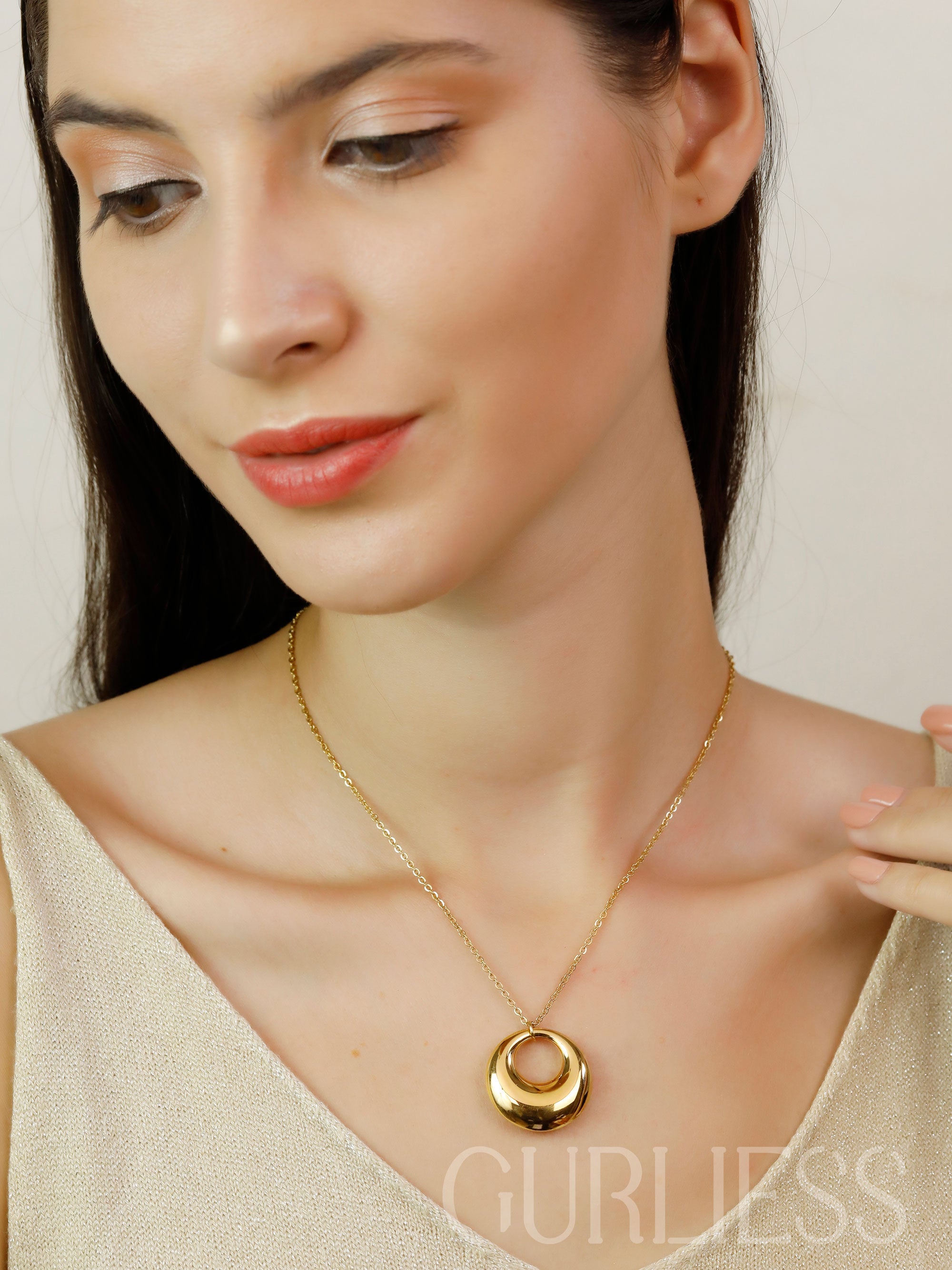 Golden Orbit Pendants