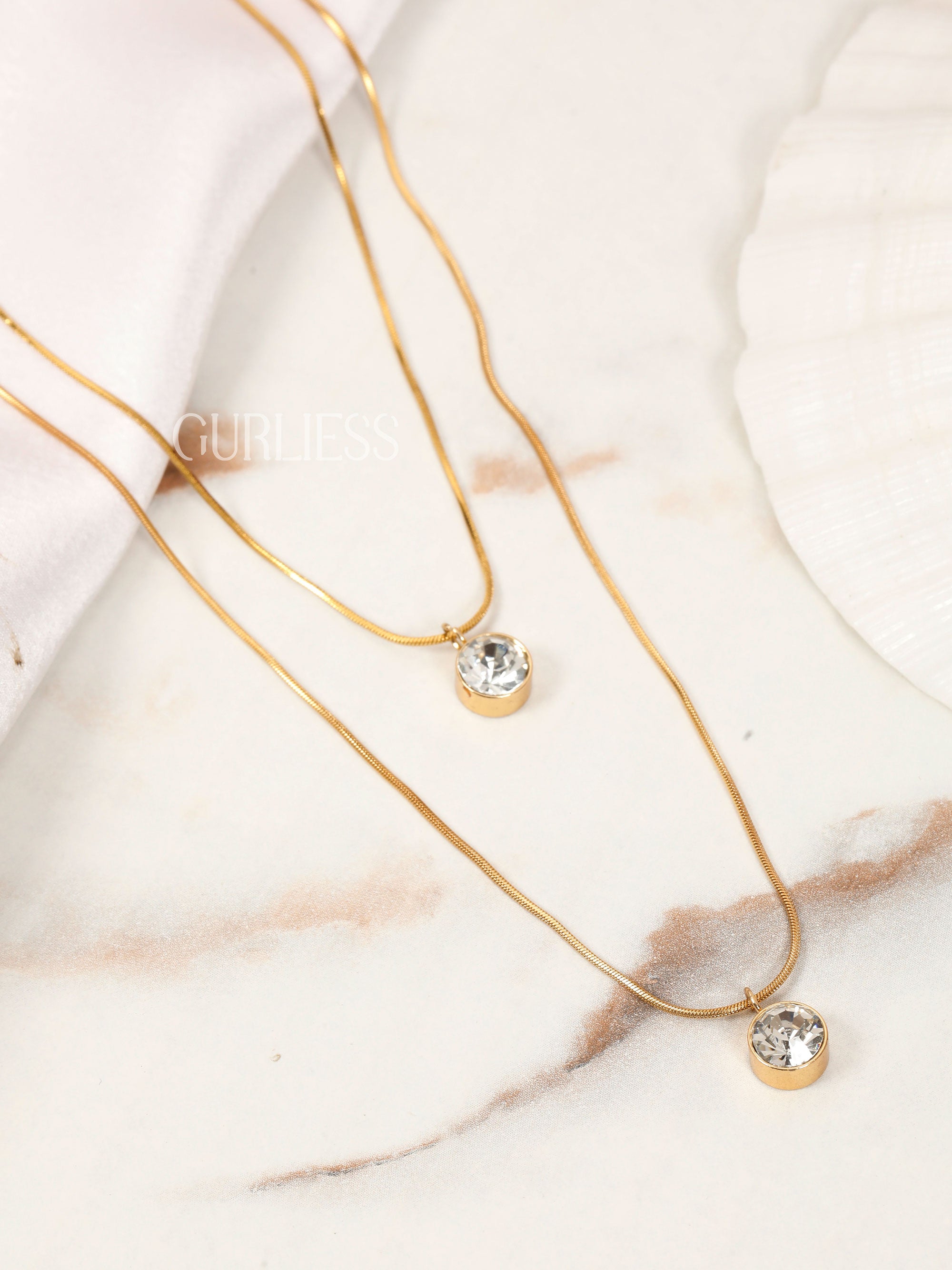 Diamond Twirl Pendants