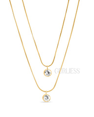 Diamond Twirl Pendants