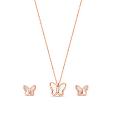Dell'Universo Rose Gold Pendant Set