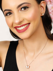 Dell'Universo Rose Gold Pendant Set