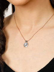 Crafted Beauty Rose Gold Pendant Set