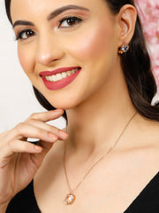 L'amore in diamante Pendant Set