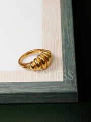Feminine Finesse Gold Rings