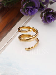 Twirling Gold Rings