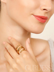 Twirling Gold Rings