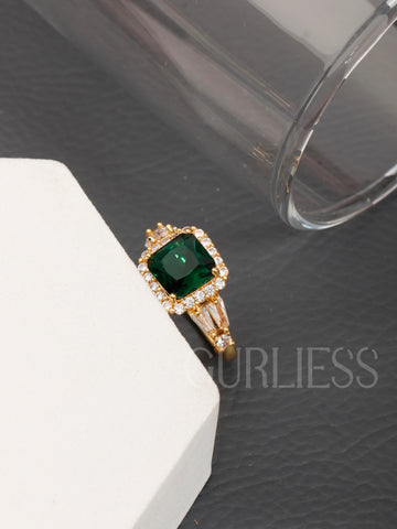 Green Diamond Rings