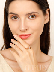 Fresh Bloom Butterfly Rose Gold Rings