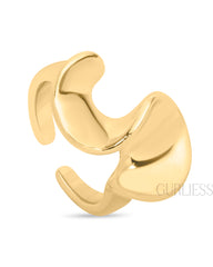 Hidden Geometry Gold Rings