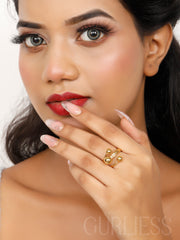 Orbit Gold Rings