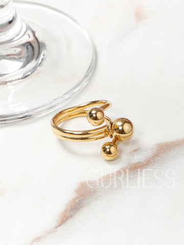 Orbit Gold Rings