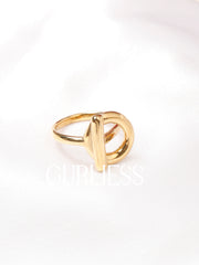 Labyrinth Gold Rings
