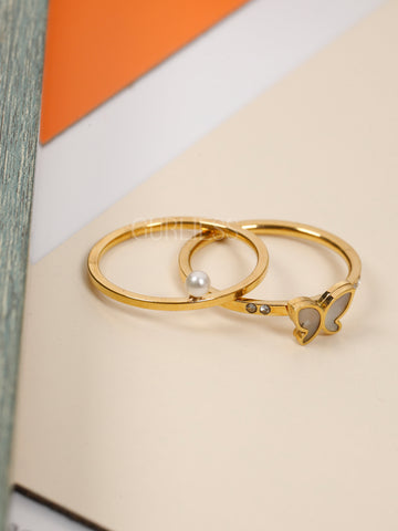 Stacker Gold Rings