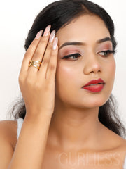 Prism Gold Rings