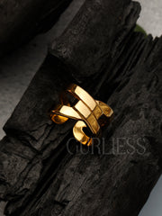 Prism Gold Rings