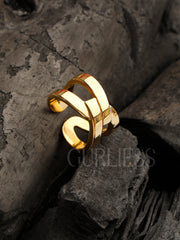 Prism Gold Rings