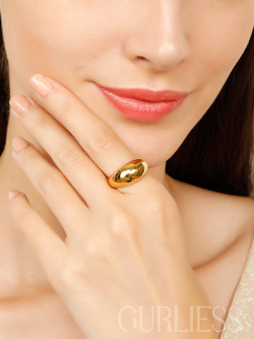 Cosmos Gold Rings