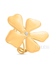 Flower Power Gold Rings