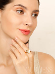 Butterfly Love Gold Rings